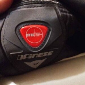 Dainese Black and Red Protective Gear